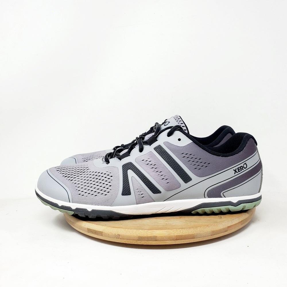 Xero HFS II Shoes Womens 10 Grey Barefoot Minimalist Running Walking Sneaker